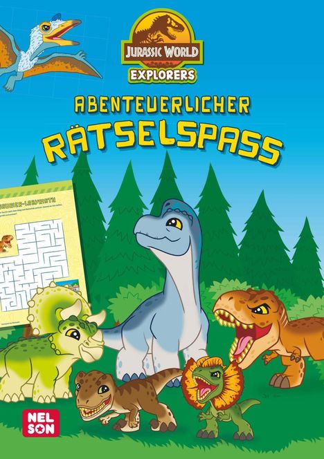 Jurassic World Explorers: Abenteuerlicher Rätselspaß, Buch