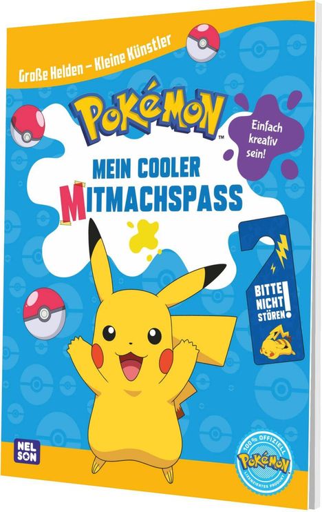 Pokémon: Große Helden - Kleine Künstler: Mein cooler Mitmachspaß, Buch