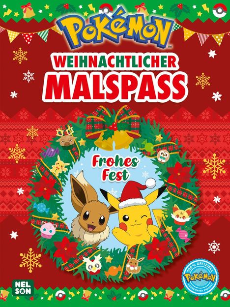 Pokémon Activity-Buch: Weihnachtlicher Malspaß, Buch