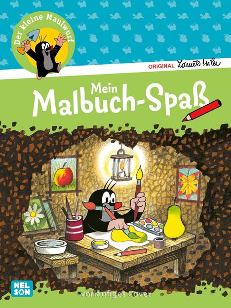 Der kleine Maulwurf: Mein Malbuch-Spaß, Buch