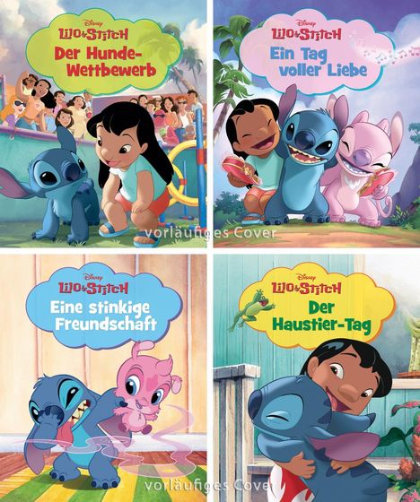 Nelson Mini-Bücher: 4er Disney Lilo &amp; Stitch 1-4, Buch