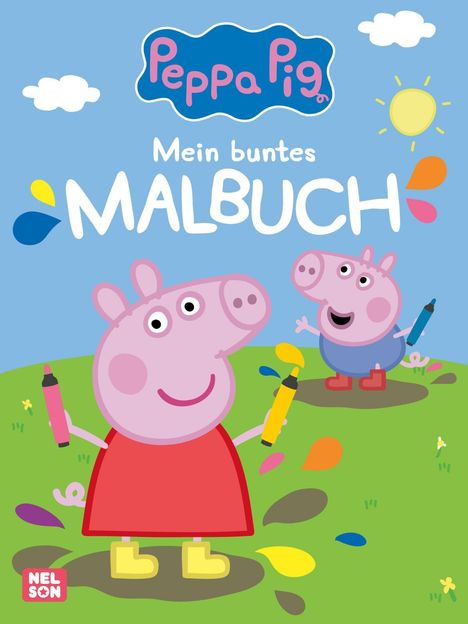 Peppa Wutz Ausmalbilder: Mein buntes Malbuch, Buch