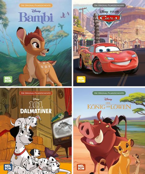 Nelson Mini-Bücher: Disney Filmklassiker 17-20, Diverse