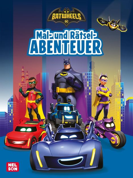 DC Batwheels: Mal- und Rätselabenteuer, Buch