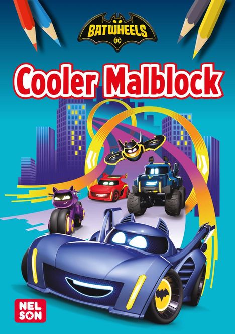 DC Batwheels: Cooler Malblock, Buch