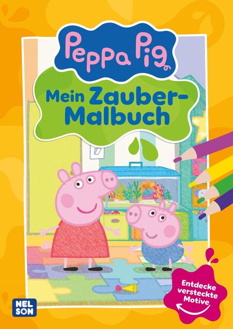 Peppa Wutz Ausmalbilder: Mein Zauber-Malbuch, Buch