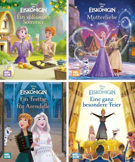 Nelson Mini-Bücher: 4er Disney Die Eiskönigin 21-24, Buch