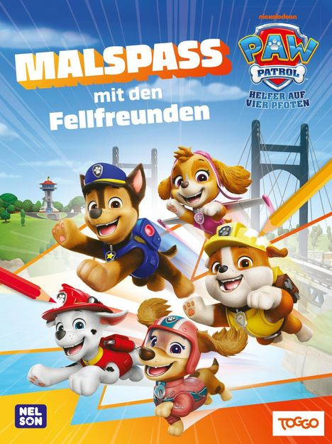 PAW Patrol Kindergartenheft: Malspaß mit den Fellfreunden, Buch