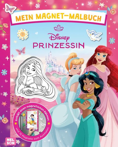 Mein Magnet-Malbuch Disney Prinzessin, Buch