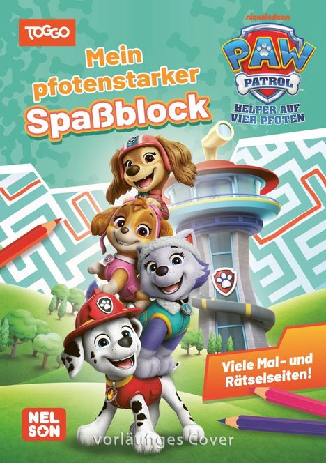 PAW Patrol Kindergartenheft: Mein pfotenstarker Spaßblock, Buch