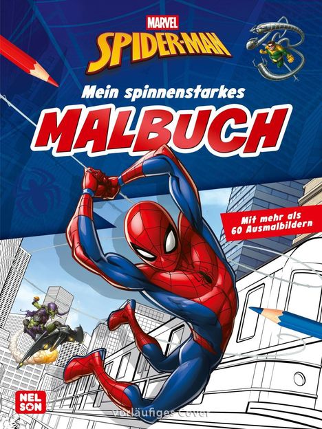 MARVEL Spider-Man: Mein spinnenstarkes Malbuch, Buch