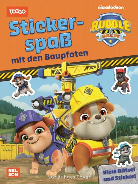 Rubble & Crew: Stickerspaß mit den Baupfoten, Buch