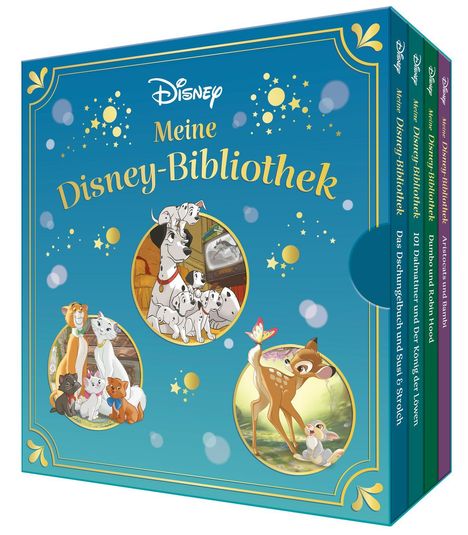 Disney-Schuber: Disney Tiergeschichten, 4 Diverse