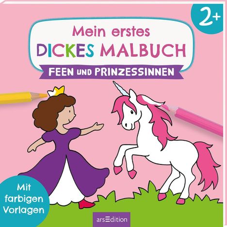 Mein erstes dickes Malbuch Feen und Prinzessinnen, Buch