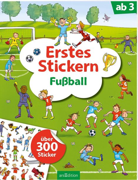 Erstes Stickern Fußball, Buch