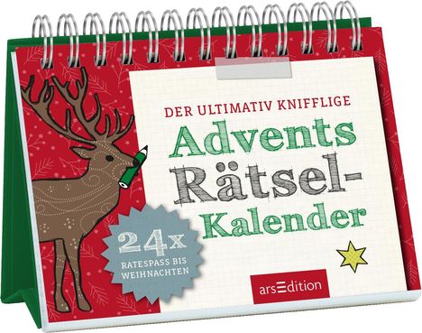 Norbert Golluch: Der ultimativ knifflige Advents-Rätsel-Kalender, Buch