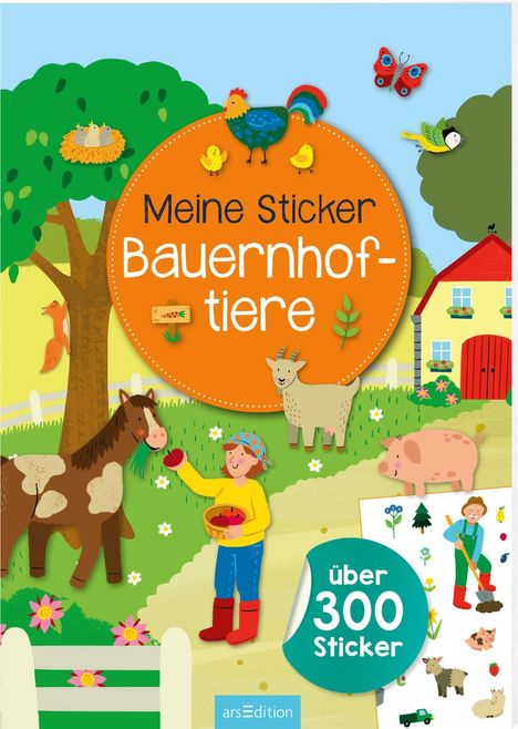 Meine Sticker - Bauernhoftiere, Buch
