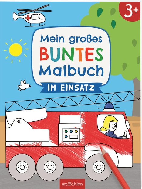 Mein großes buntes Malbuch - Im Einsatz, Buch