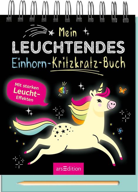 Mein leuchtendes Einhorn-Kritzkratz-Buch, Buch