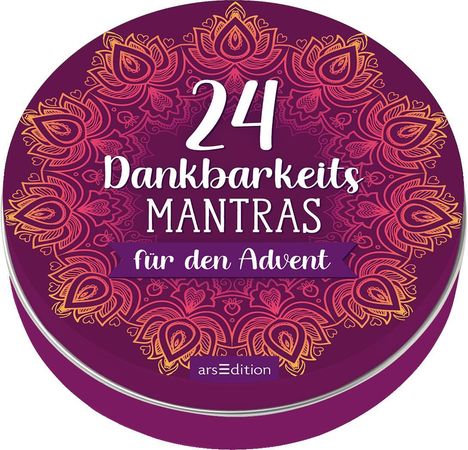 Adventskalender in der Dose. 24 Dankbarkeitsmantras für den Advent, Buch