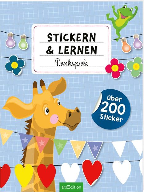 Stickern und Lernen - Denkspiele, Buch