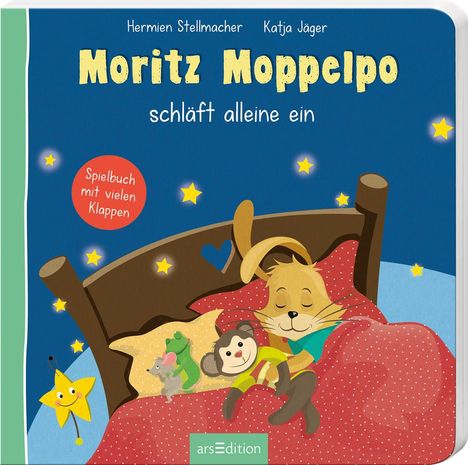 Hermien Stellmacher: Moritz Moppelpo schläft alleine ein, Buch