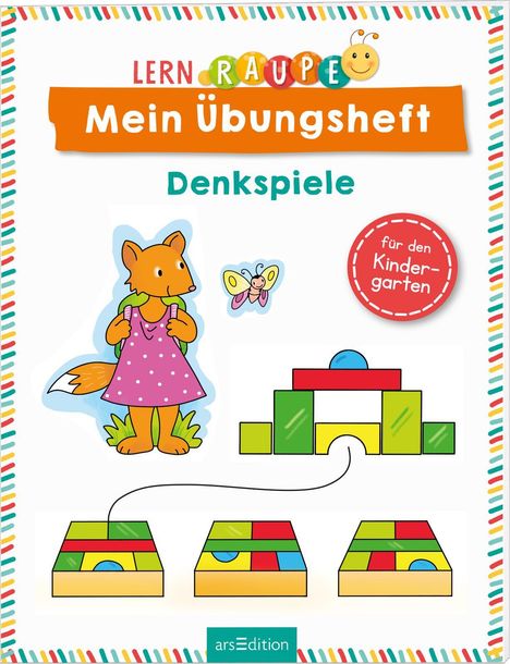 Lernraupe - Mein Übungsheft - Denkspiele, Buch