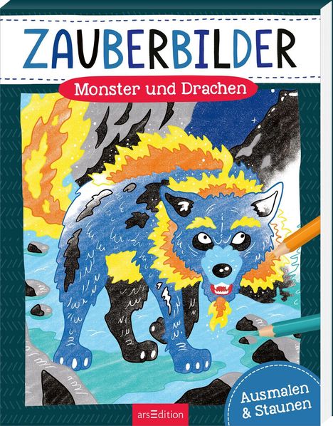 Zauberbilder - Monster und Drachen, Buch