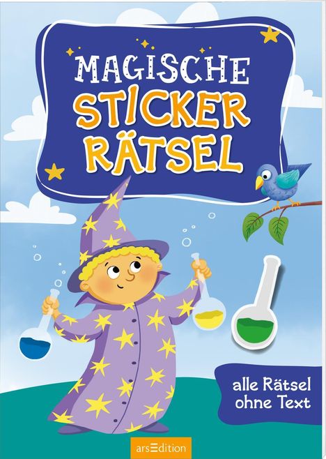 Magische Sticker-Rätsel, Buch
