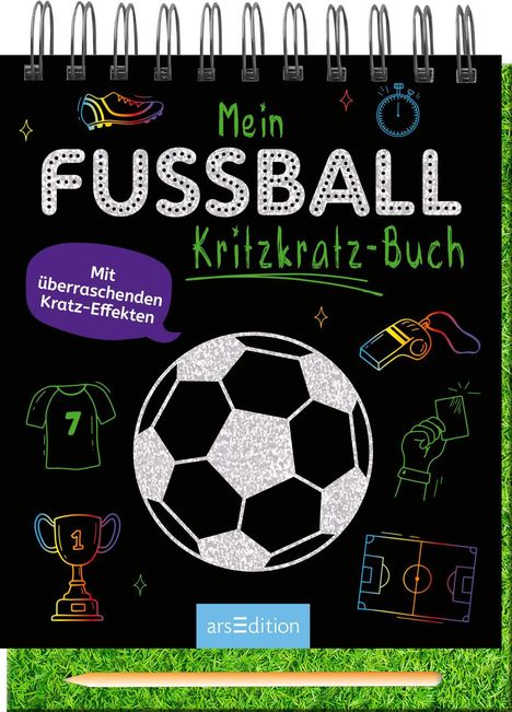 Mein Fußball-Kritzkratz-Buch, Buch