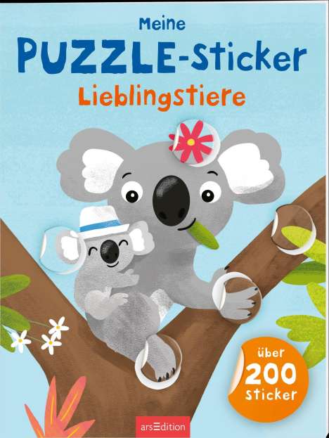 Meine Puzzle-Sticker - Lieblingstiere, Buch