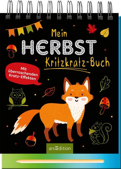 Mein Herbst-Kritzkratz-Buch, Buch