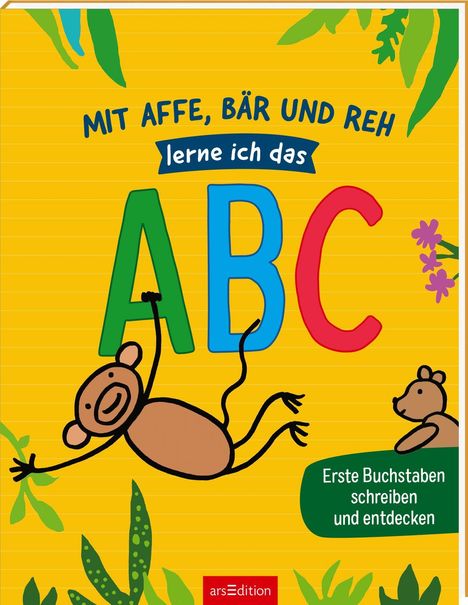 Mit Affe, Bär und Reh lerne ich das ABC, Buch