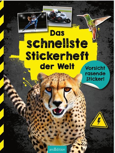 Das schnellste Stickerheft der Welt, Buch