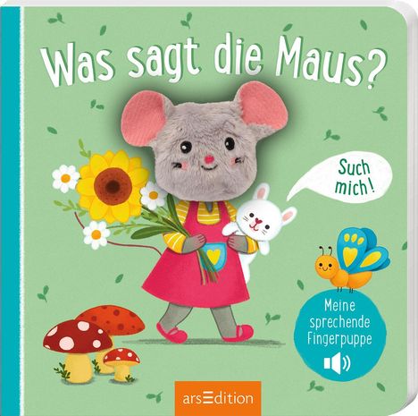 Meine sprechende Fingerpuppe: Was sagt die Maus?, Buch