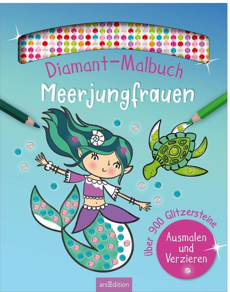 Diamant-Malbuch Meerjungfrauen, Buch