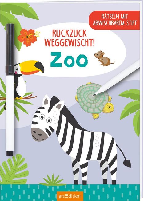 Ruckzuck weggewischt! Zoo, Buch