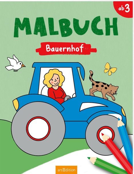 Malbuch Bauernhof, Buch