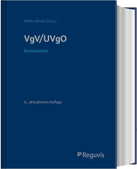 Jacqueline Ahlbach: VgV / UVgO Kommentar, Buch