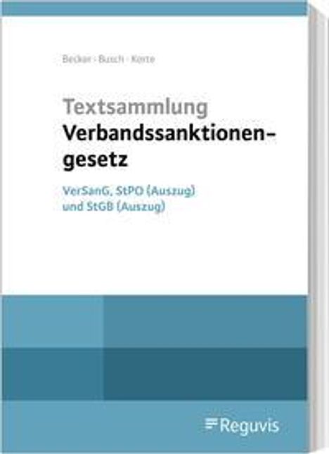 Textsammlung Verbandssanktionengesetz, Buch