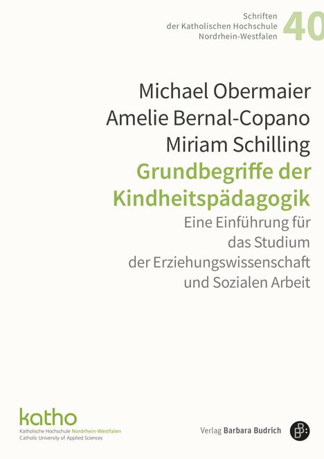 Michael Obermaier: Grundbegriffe der Kindheitspädagogik, Buch