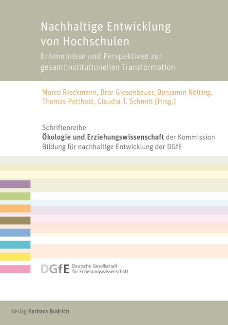 Nachhaltige Entwicklung von Hochschulen, Buch