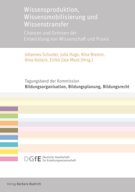 Wissensproduktion, Wissensmobilisierung und Wissenstransfer, Buch