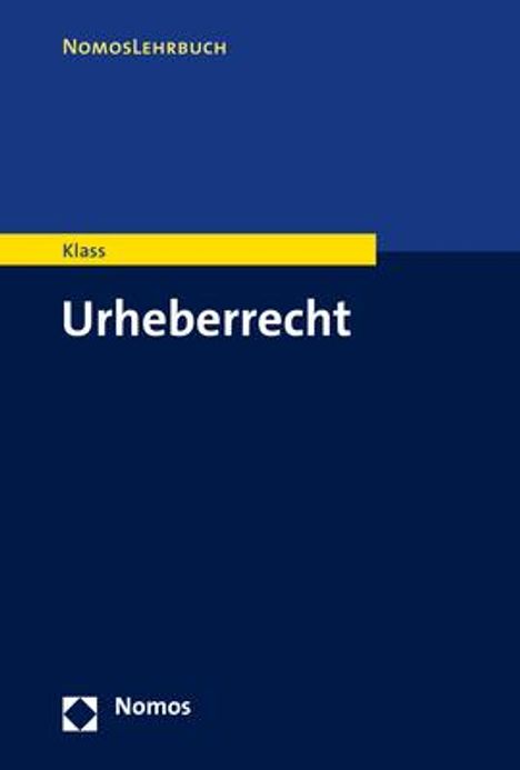 Nadine Klass: Urheberrecht, Buch