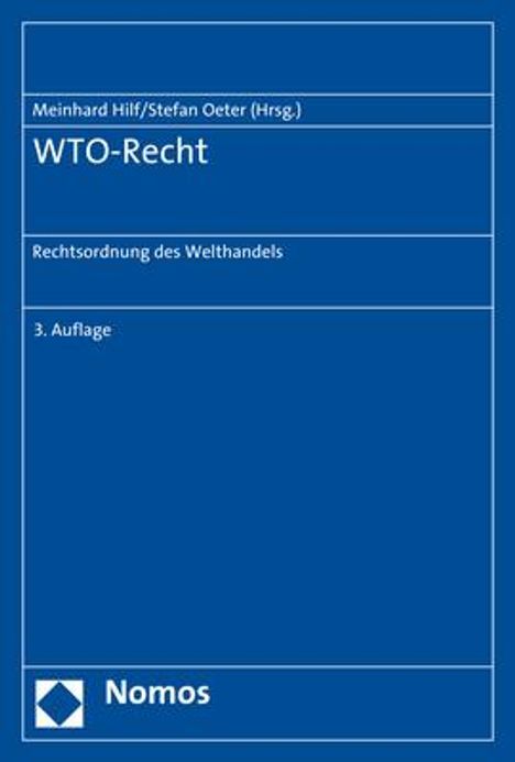 Meinhard Hilf: WTO-Recht, Buch