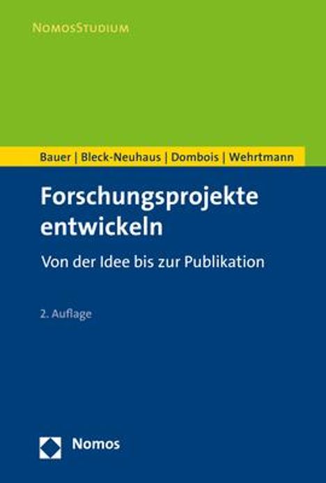 Waldemar Bauer: Forschungsprojekte entwickeln, Buch