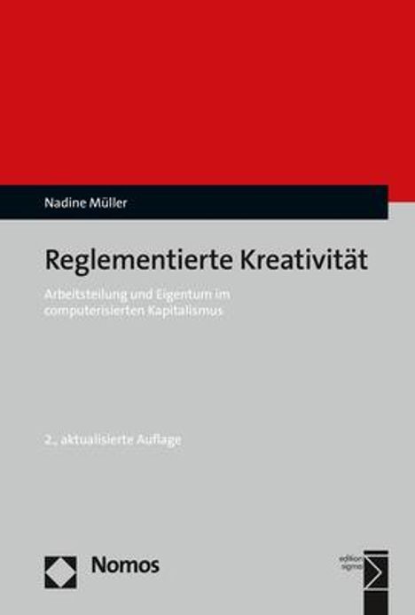 Nadine Müller: Reglementierte Kreativität, Buch