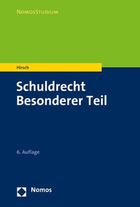 Christoph Hirsch: Schuldrecht Besonderer Teil, Buch