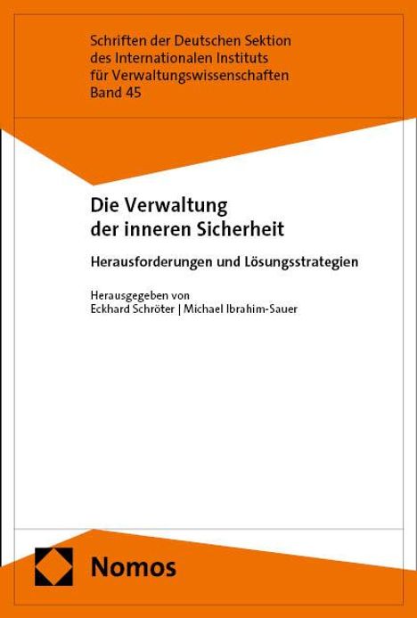 Die Verwaltung der inneren Sicherheit, Buch