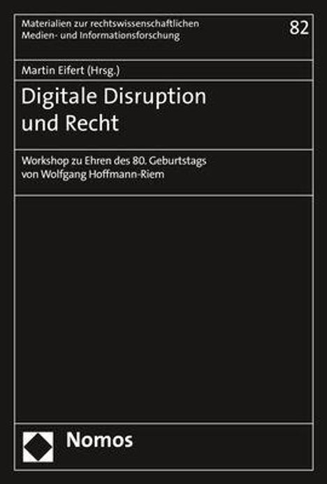Digitale Disruption und Recht, Buch